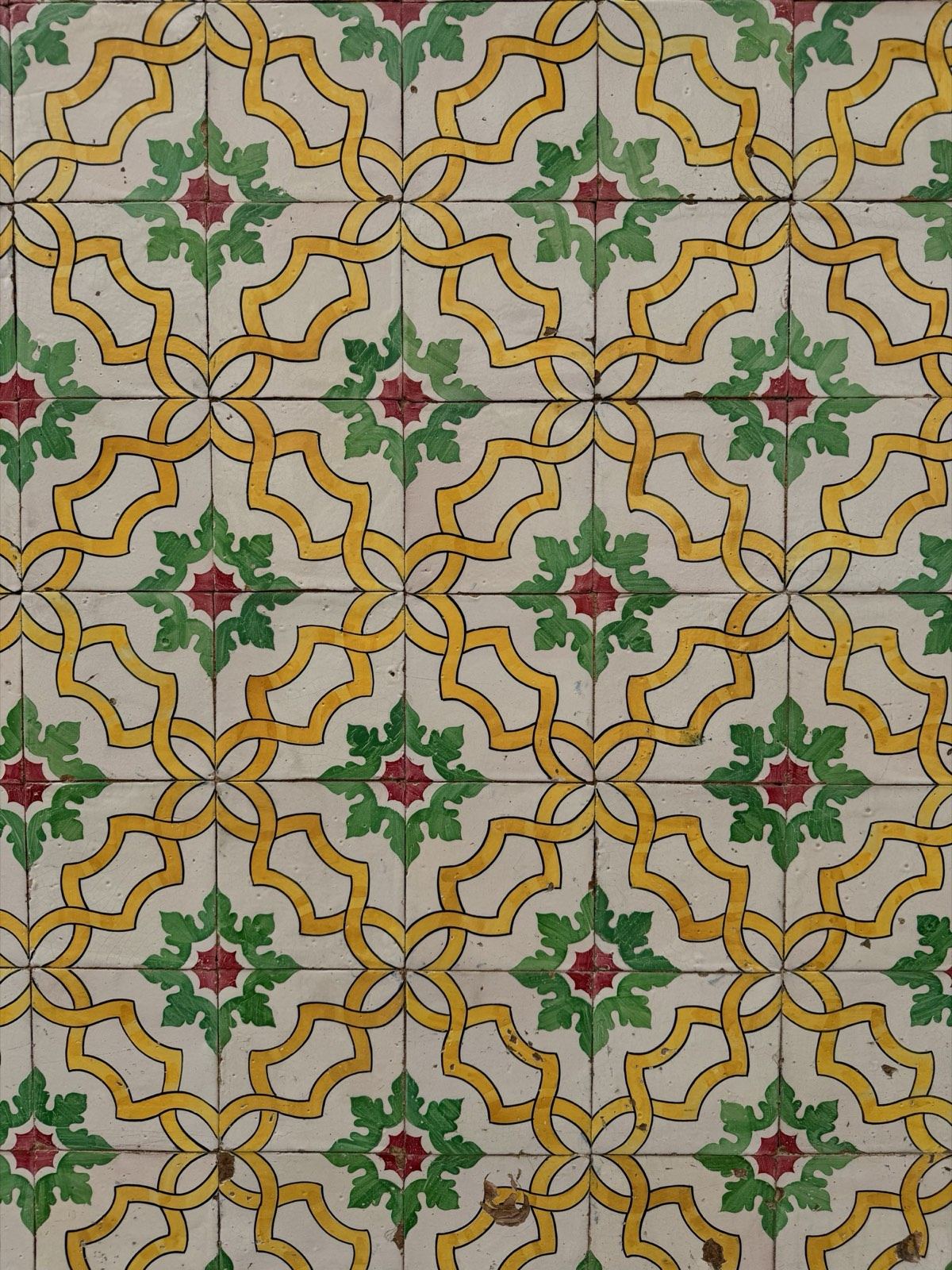 Tradycyjne kafelki azulejos w Lizbonie